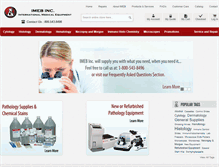 Tablet Screenshot of imebinc.com